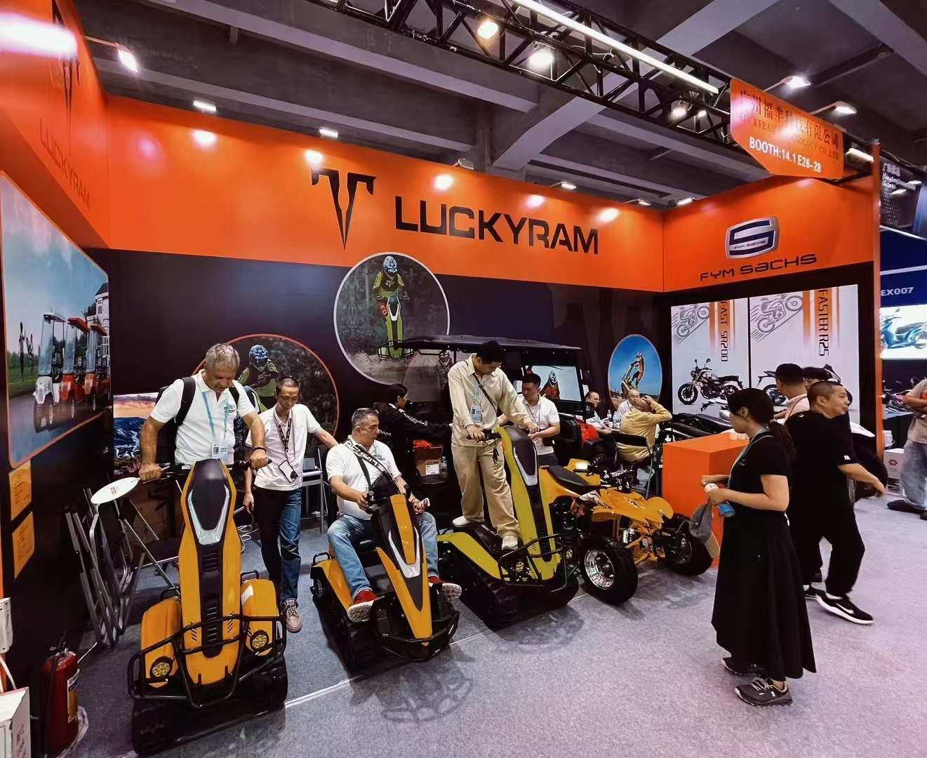 LuckyRAM ATVS, 136-cı Kanton Sərgisində xarici alıcıların gözlərini tutur