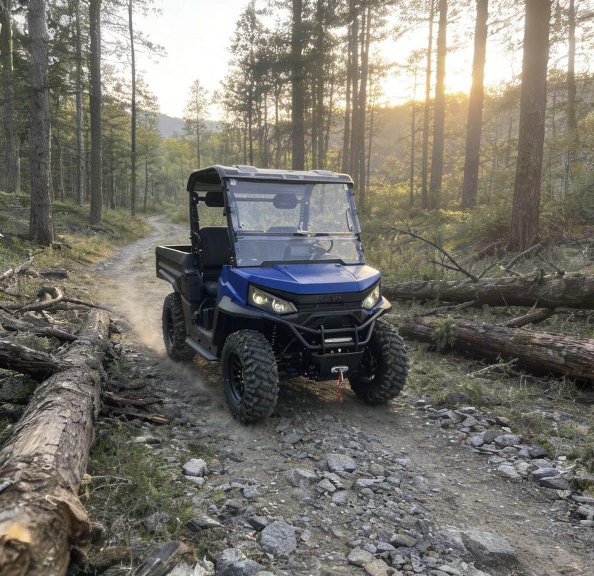 4WD Electric Ranch UTV Farm 73.6V 150Ah Nəzarətçi 20KW Peak