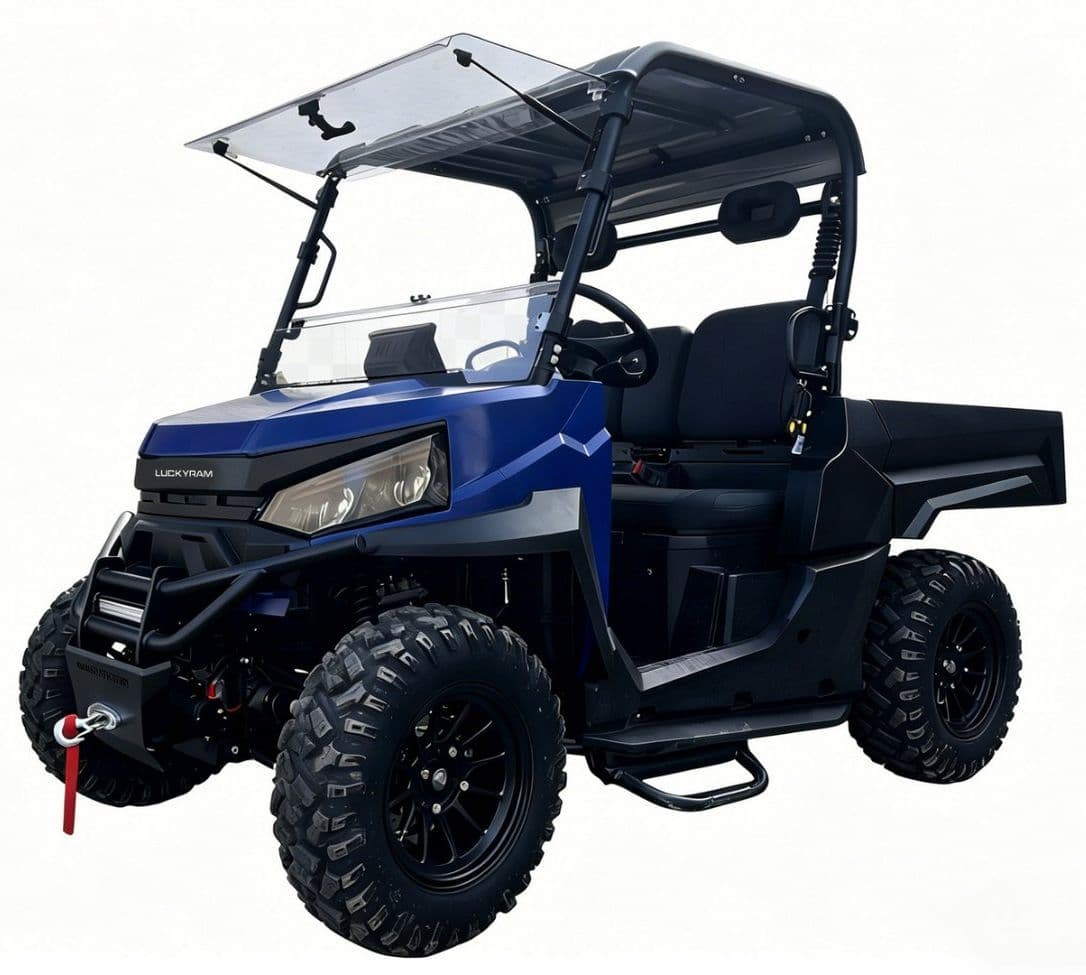 73.6V Elektrik UTV 10KW AC Motor Əmlakın Baxımı üçün 80-100km Aralıq